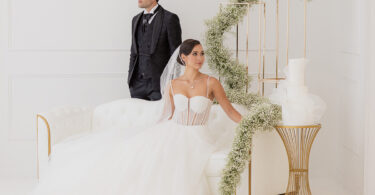 wedding with babies breath flowers