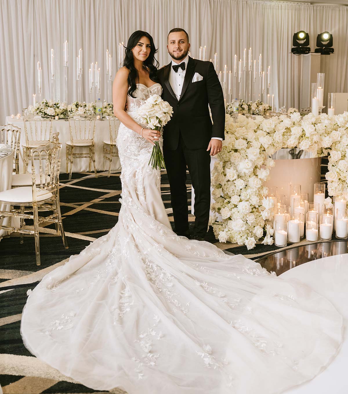 buffet-roma-wedding-reception buffet roma bride and groom