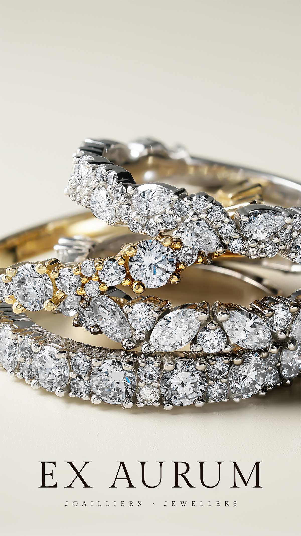 Ex-Aurum-6 ex aurum diamond rings