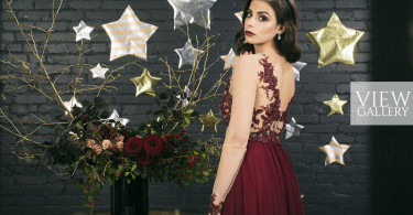 Glamorous Christmas Bridesmaids Dresses