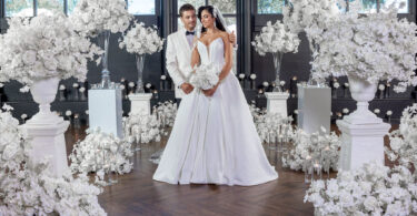 white wedding ceremony