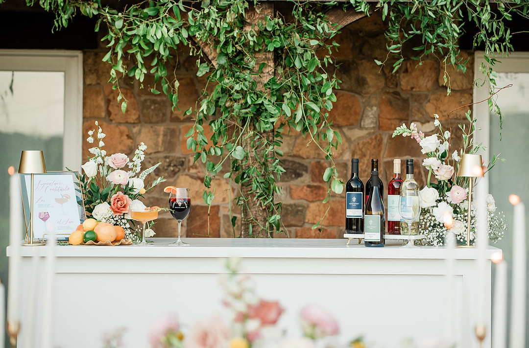 Clover Hill Styled Shoot garden vinyard wedding