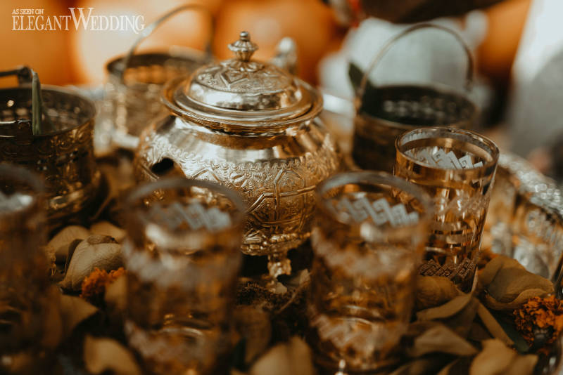 moroccan wedding theme2 moroccan tea set
