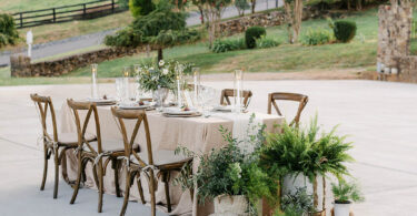 Greece inspired wedding table theme