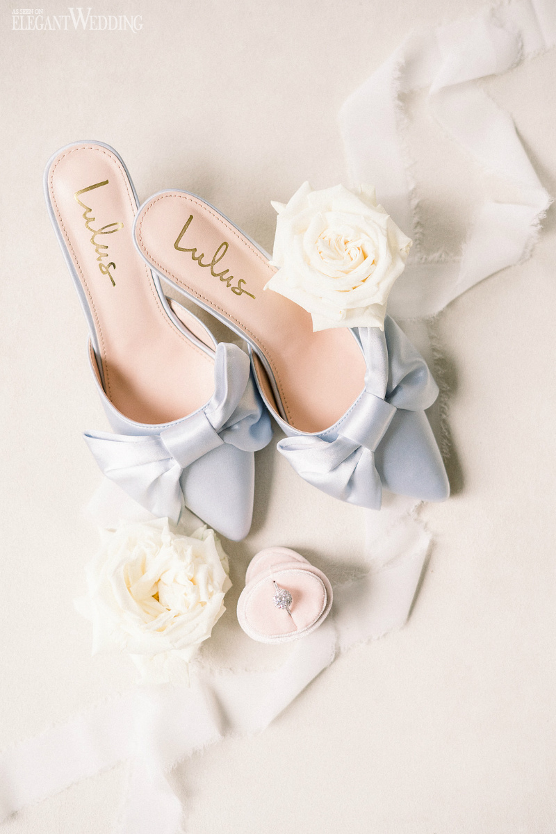 Pinewood Whimsical Wedding Shoot_Rachel Elle Photography8 soft blue shoes for a bride
