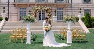garden wedding ceremony